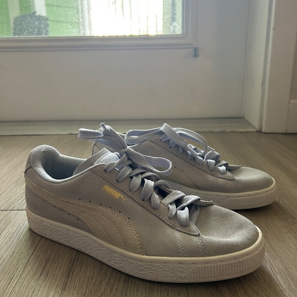 Grey/Grey Blue Suede Sneakers (Puma) - Picture 3 of 5